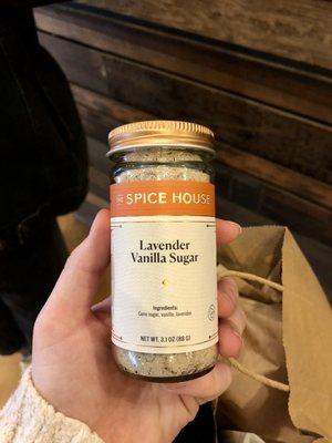 Lavender vanilla sugar