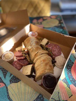 Listen, this charcuterie box was so good. My husband and I loved everything.