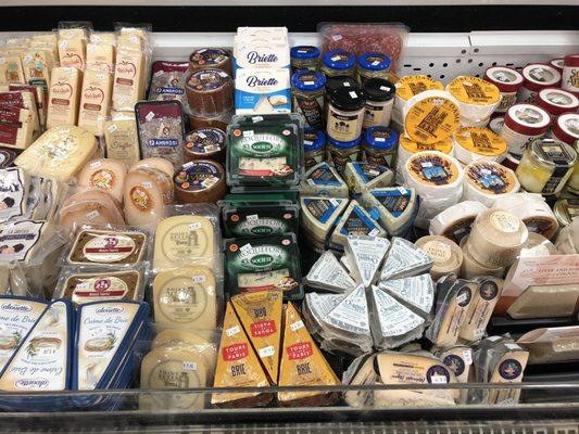 Lots of specialty cheeses