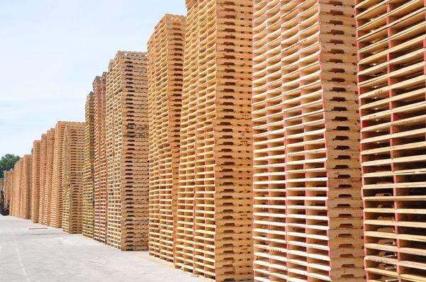 wooden pallets