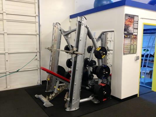 New smith machine squat rack!