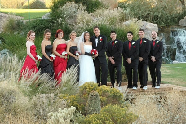 Red, white and black wedding - Haley and Randolph