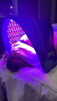 LED Light Therapy with the Celuma pro.