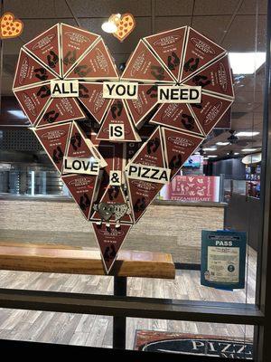 All I need is love and pizza!