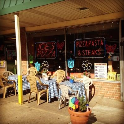 Outside dining