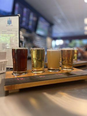 Beer flight.