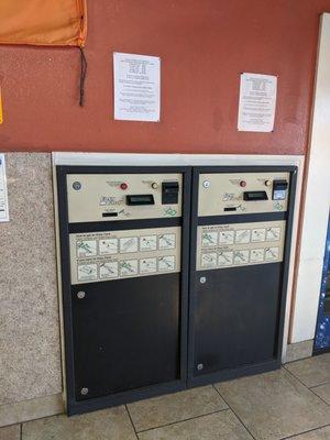 Where you can buy and load your card to use the washers and dryers