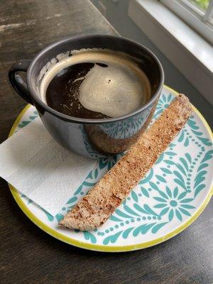 Coffee and biscotti