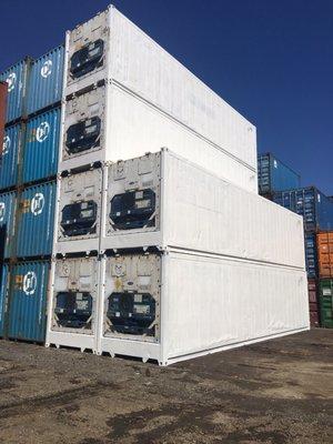 40' Working Refer containers