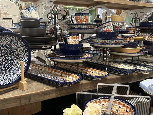 Beautiful serving dishes for sale in triple digits.