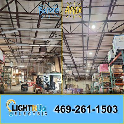 Light It Up Electric - Commercial Light Upgrade