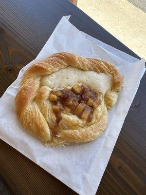 Apple cheese danish