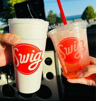 Poppin' pineapple with coconut cream ($3.50) and hula girl ($2.95)