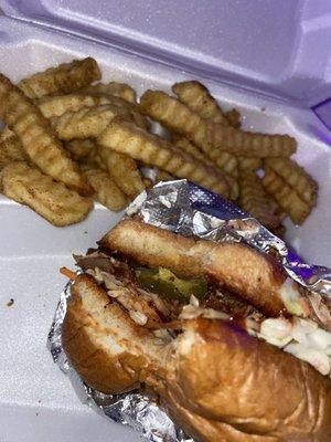 BBQ Sandwich Side fries