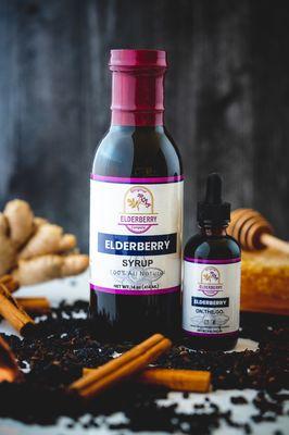 All Natural Elderberry Syrup & Elderberry ON.THE.GO.