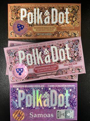 POLK A DOT 
MUSHROOM BELGIAN CHOCOLATE