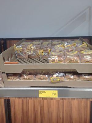 A loaf of bread for $0.89 is a great deal you can't miss here.