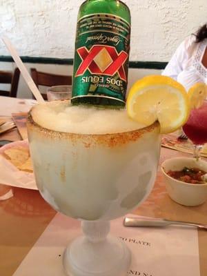 BeeraRita with Lucas instead of salt