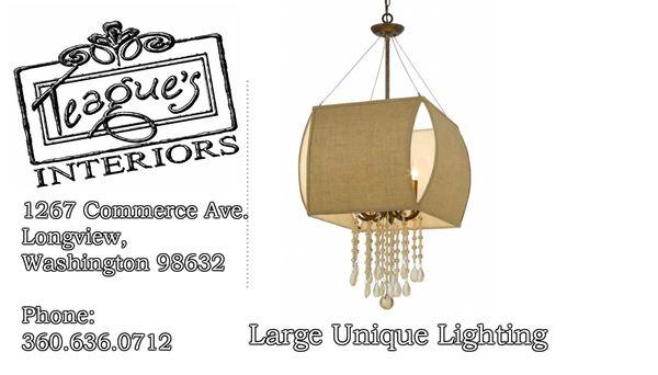 We have beautiful and practical lighting options!