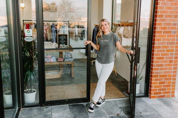 Shop owner Sasha May