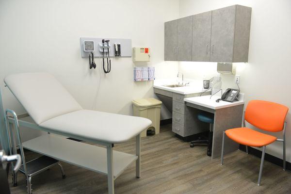 Exam room for all of your healthcare needs