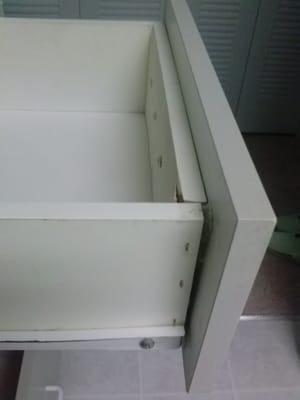 Kitchen drawers falling apart