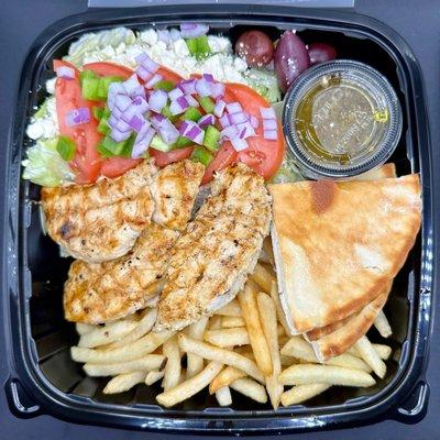 Tom's Chicken Souvlaki box