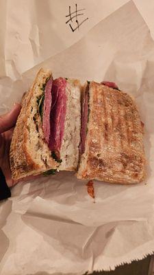 #7 prosciutto panino that was made wrong, got salami not prosciutto  :(