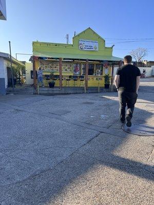 Cute taco stand