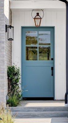 Custom Dutch door