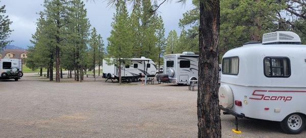 Great site for RVs with full amenities near Bryce