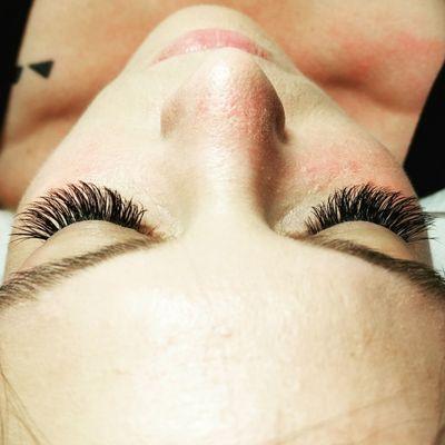 Lashes done by Sky