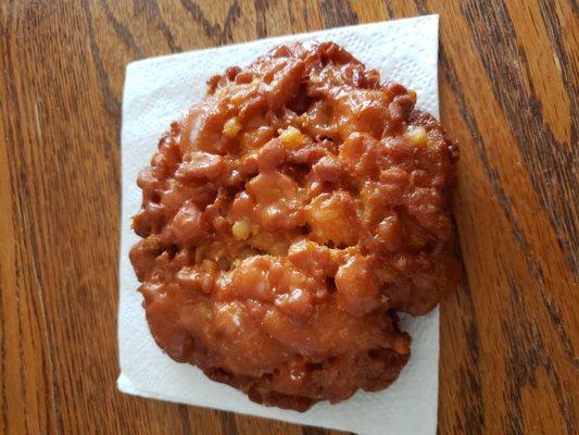 Apple fritter... Maybe large enough to be a spare tire for a smart car