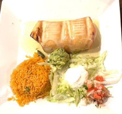 Chicken chimichanga