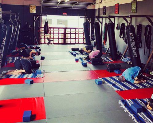 Mobility class is all about rest and recovery.