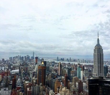 Dr. David Lee's views of the Manhattan skyline from the 69th floor of the Chrysler Building