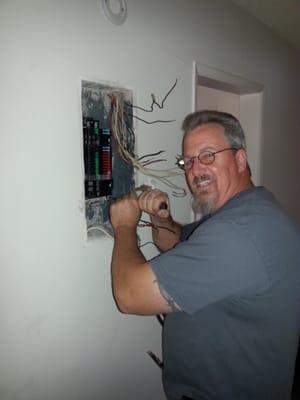 Removing a bad 100 amp Zinsco panel.