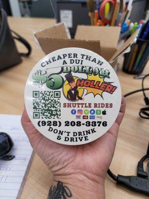 Scan ~ Click to Call - Cheaper than a DUI.