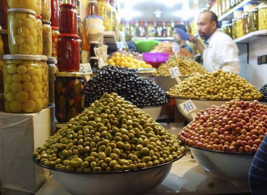 Fresh olives, Fez- tours in morocco