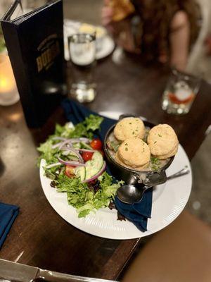 Mushroom pot pie (vegan)