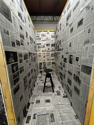 Newspaper room