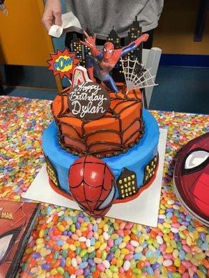 Spider-Man cake