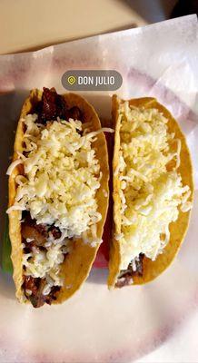 Regular beef tacos