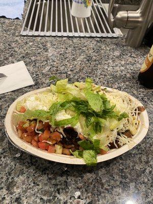 Limited time Brisket Burrito Bowl