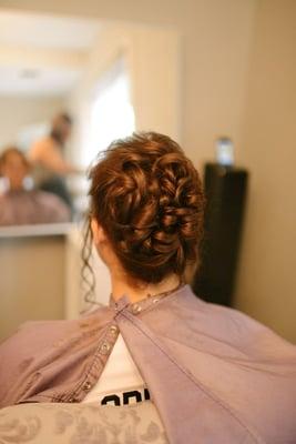 My Maid of Honor's hair