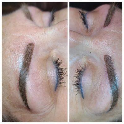 Combo brow: Microblading and Powder brow hybrid