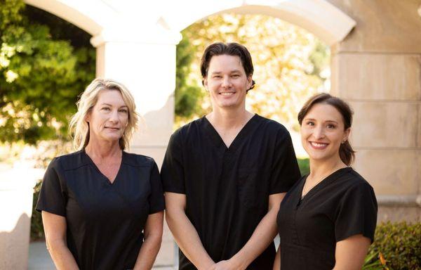 Your Dental Hygiene Team- Shelly, Winn, and Caroline