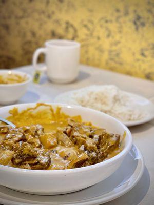 Singaporean curry beef