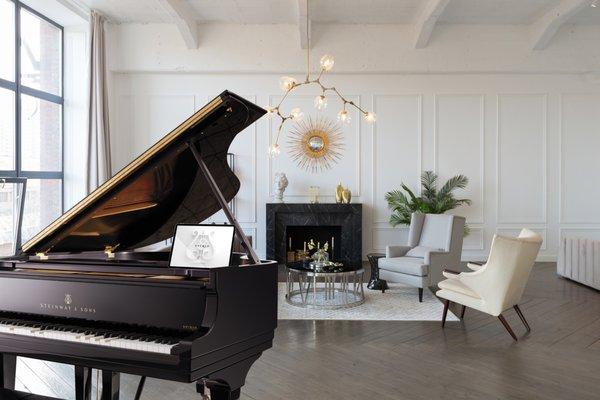 A Steinway Spirio - the world's finest highest resolution player piano.