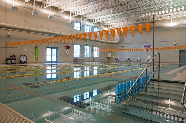 walk down stair entrance into both of our pools.